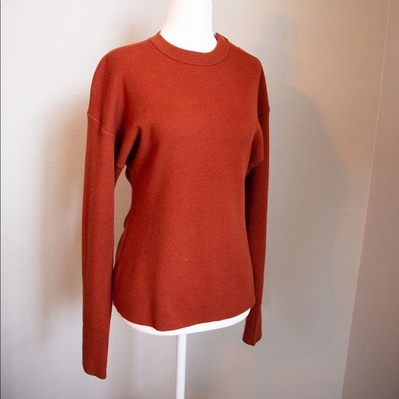 NWOT Jason Wu GREY sweater with shoulder buttons - Picture 5 of 8